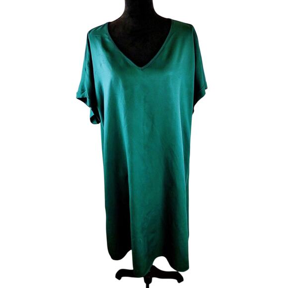 SHEIN Women's Maxi Dress 2XL Polyester Teal Casual Semi Formal - Picture 1 of 2